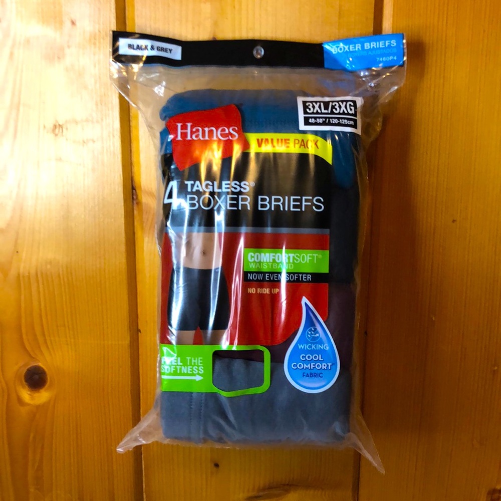 Hanes Tagless Boxer Briefs